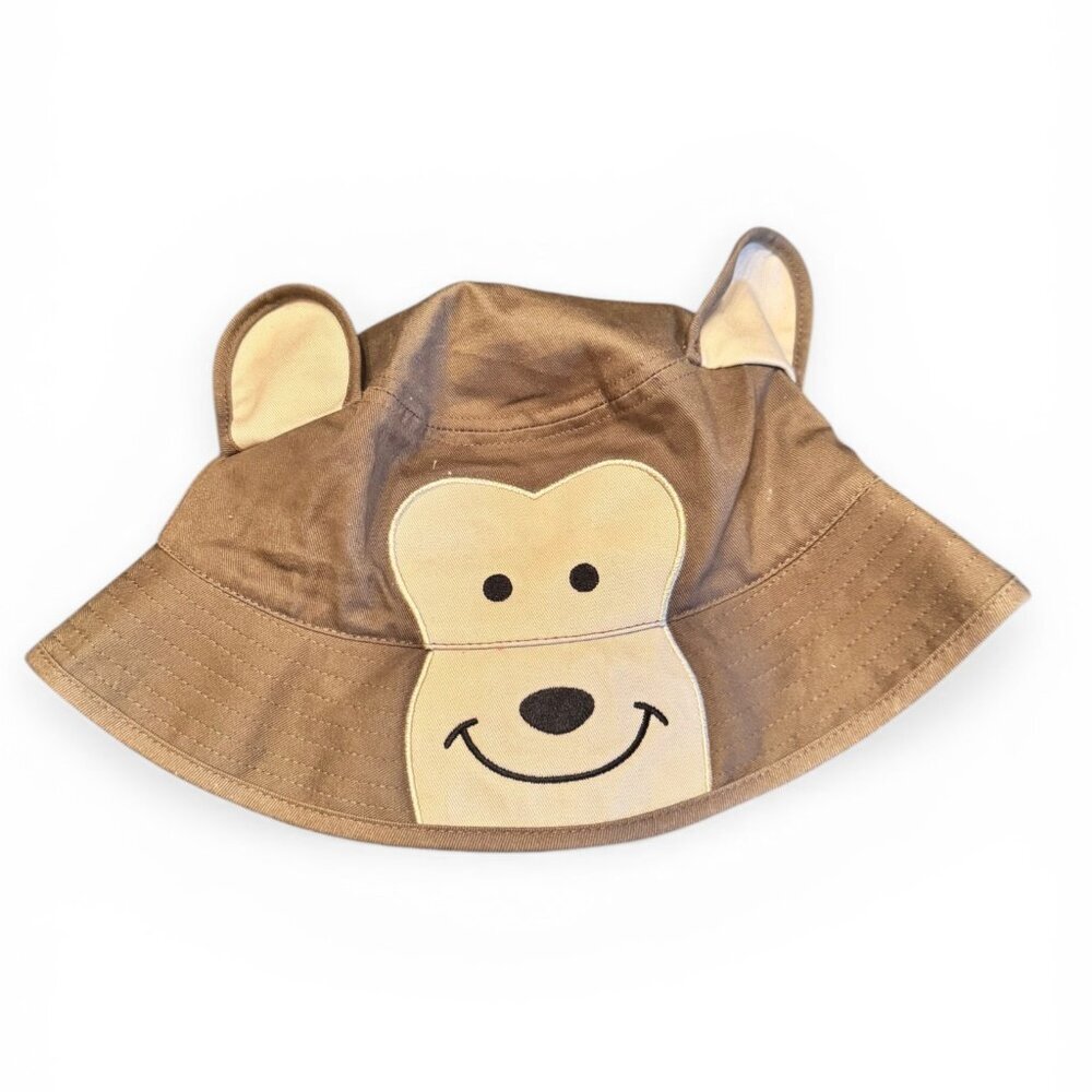 San Diego Zoo Wildlife Alliance Monkey Bucket Hat Adult Brown Safari